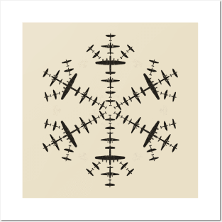 Battle of Britain Snowflake Posters and Art